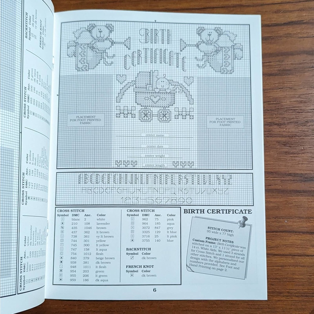 Baby's Keepsake Collection Cross Stitch Pattern Book - Picture 2 of 4